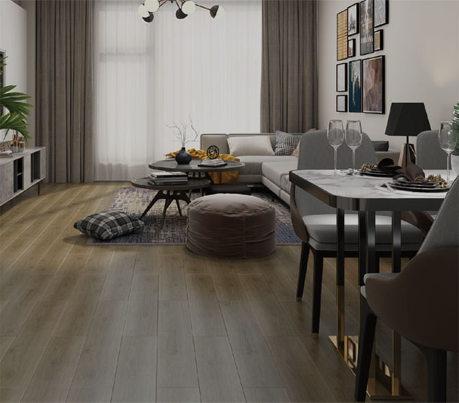 What type of subfloor is suitable for vinyl plank installation?