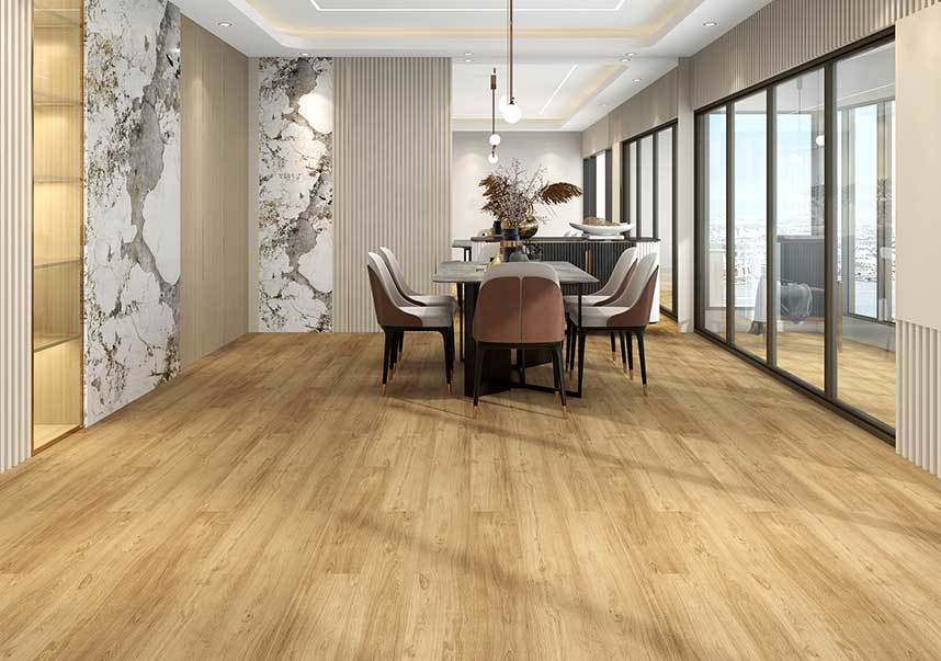 What are the characteristics of vinyl plank flooring?